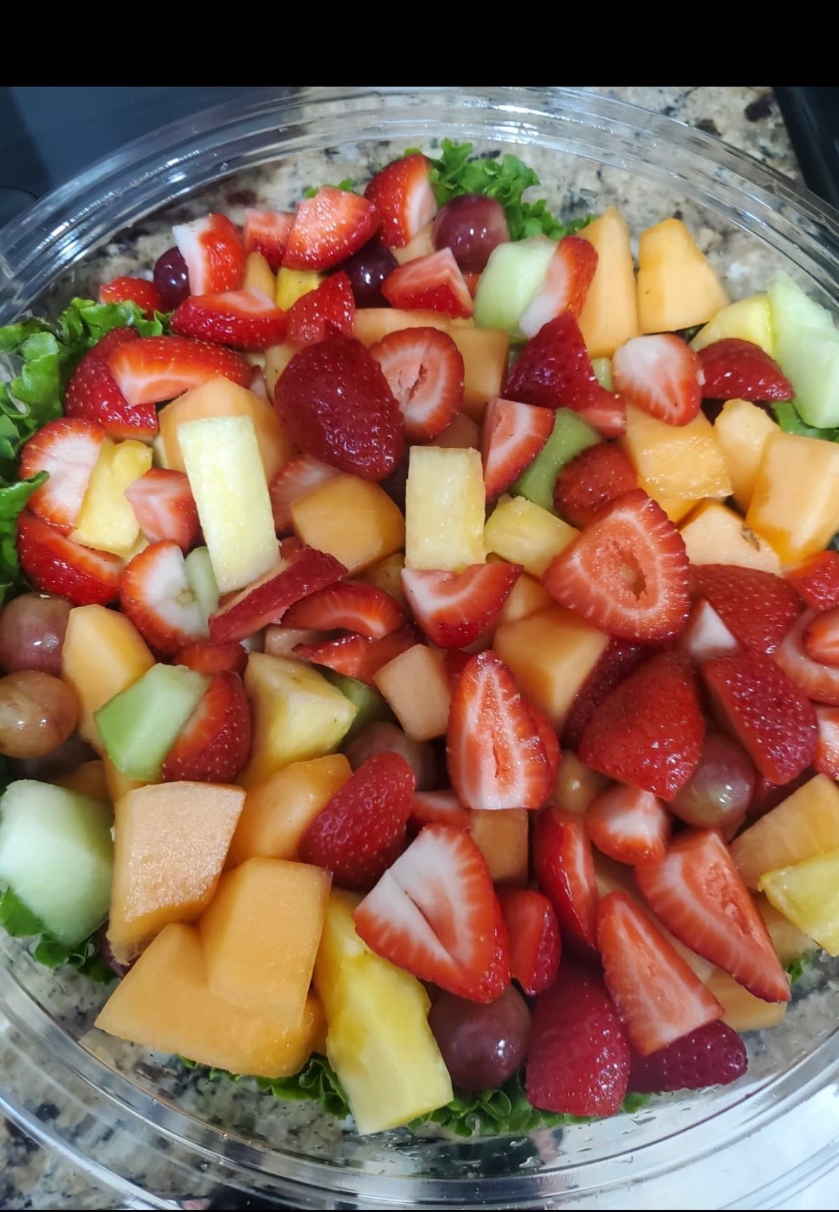 Fresh-cut seasonal fruit salad